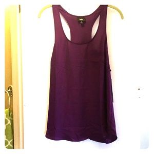 Dark purple light weight tank top